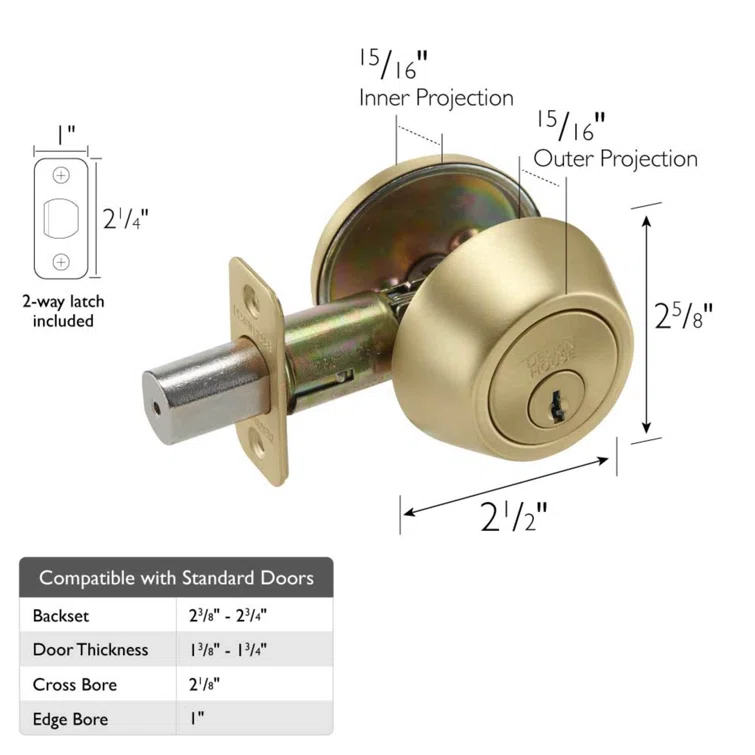 Double Cylinder Deadbolt