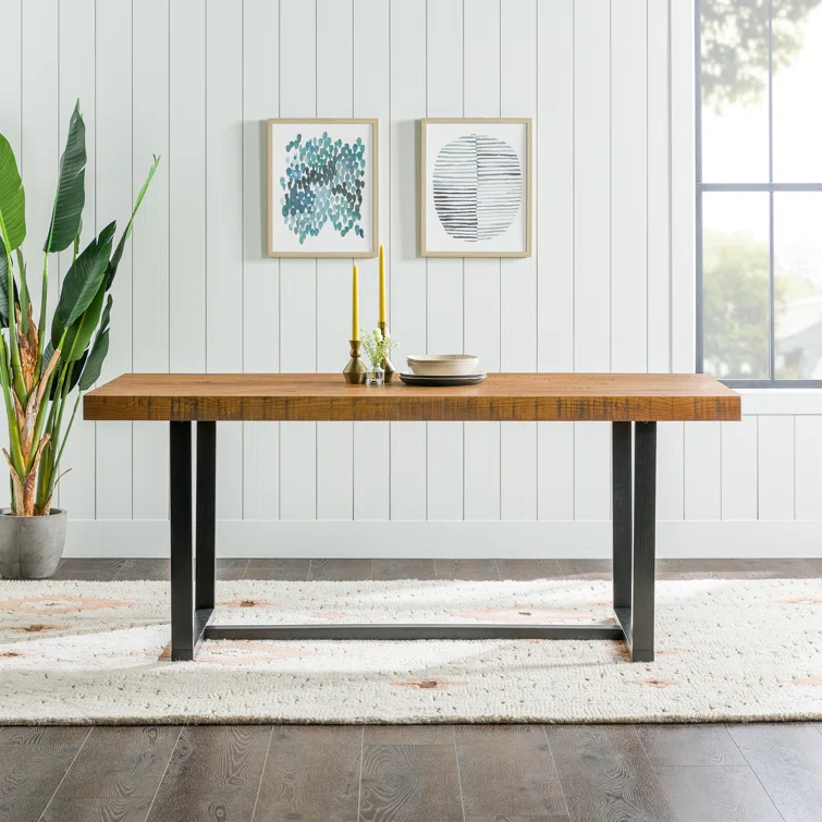 Amarapal Pine Solid Wood Dining Table