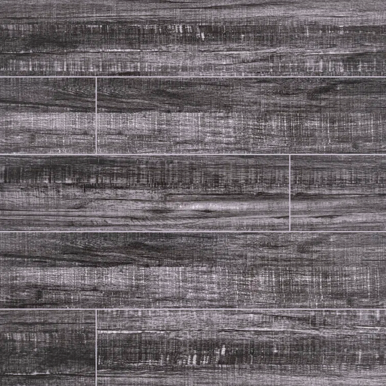 Belmond 8" x 40" Matte Ceramic Wood Look Floor & Wall Tile