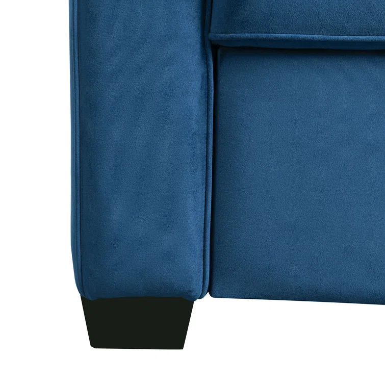 Serta Monroe 72.6" Queen Square Arm Tufted Back Convertible Sleeper Sofa with Cushions