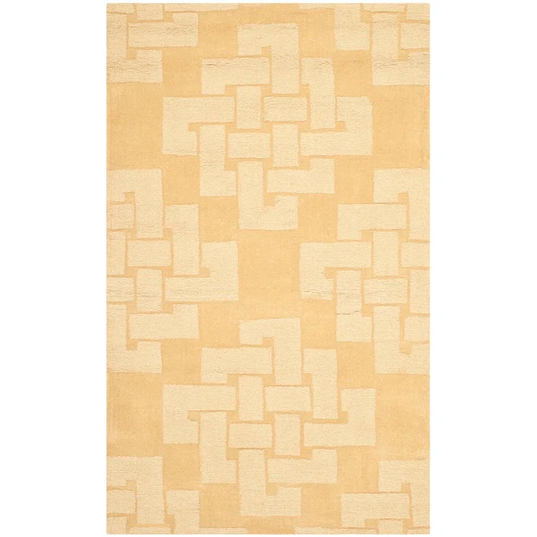 Martha Stewart Hand Tufted Wool Pile Geometric Rug
