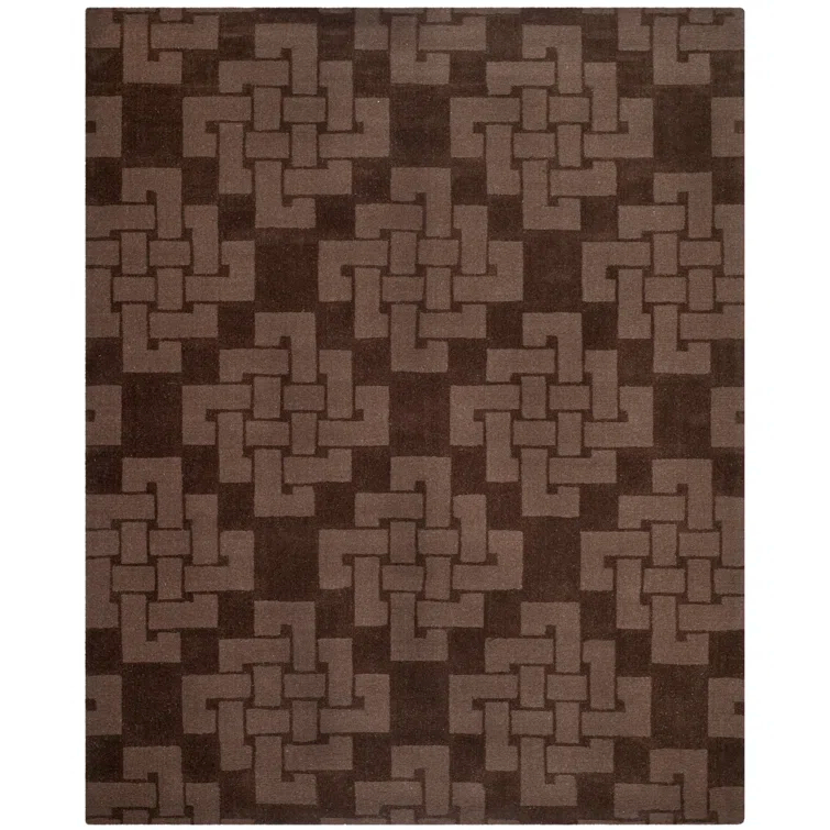 Martha Stewart Hand Tufted Wool Pile Geometric Rug