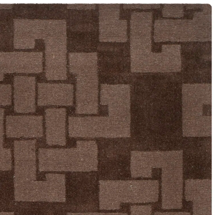 Martha Stewart Hand Tufted Wool Pile Geometric Rug