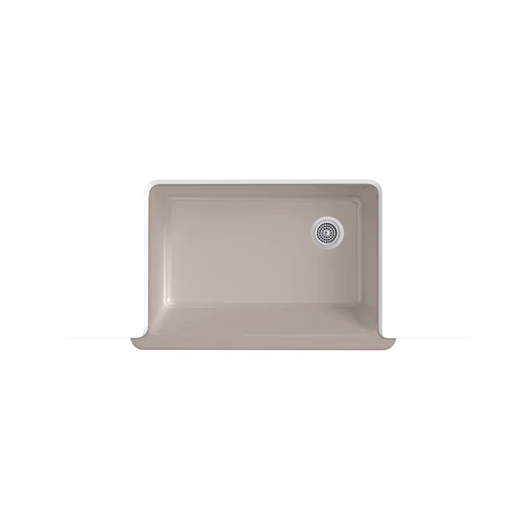 Whitehaven® 33" x 22" Self-Trimming Under-Mount Single-Bowl Kitchen Sink with Tall Apron