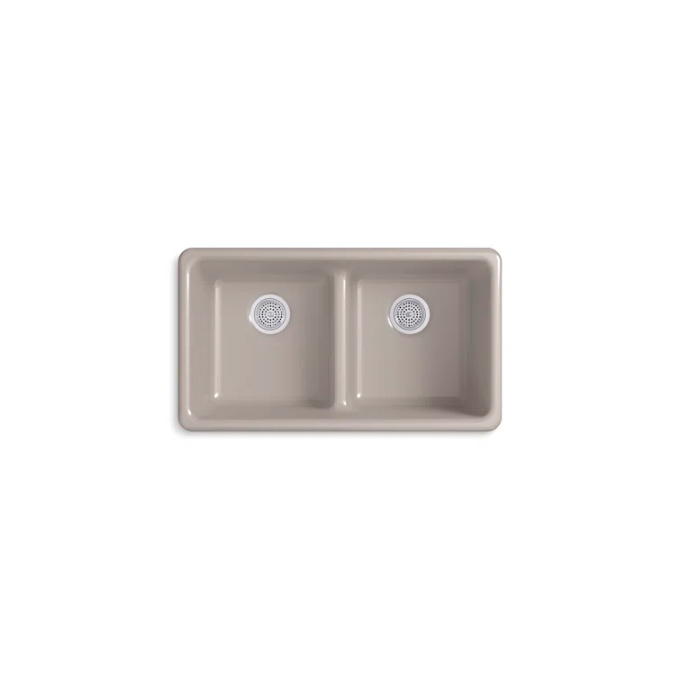 IronTones® Kohler 33" L x 18.75" W Drop-in Smart Divide Double-Equal Kitchen Sink