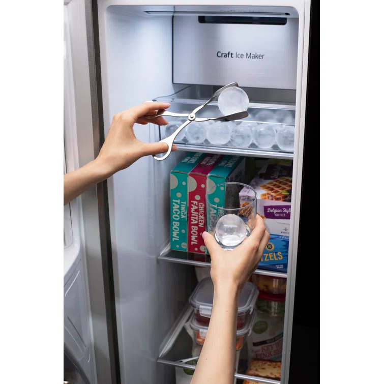 LG 27 cu. ft. Side by Side Smart Refrigerator w/ InstaView and Craft Ice