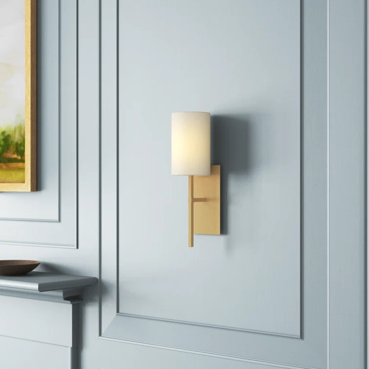 Lyla Single Light Steel Dimmable Wallchiere
