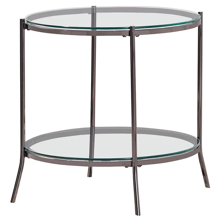 Laurie Glass Top End Table