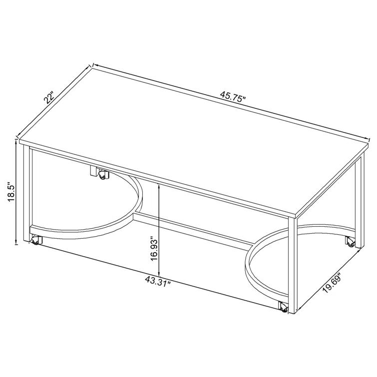 Leona Single Coffee Table
