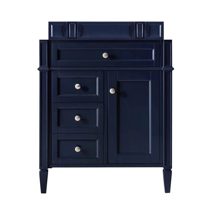 James Martin Vanities Brittany 30-in Victory Blue Bathroom Vanity Base Cabinet without Top