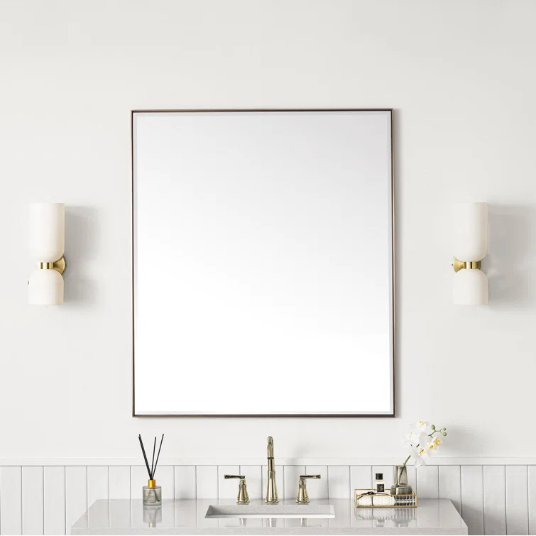 Rohe Metal Flat Wall Mirror