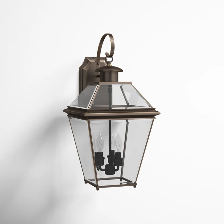 Calais 3 Light Empire Outdoor Wall Light