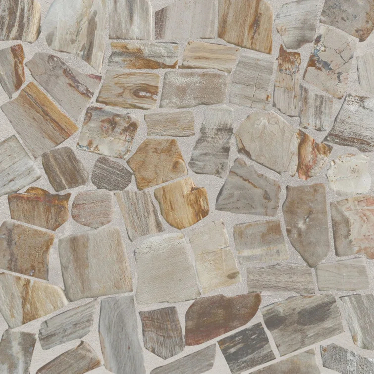 Utah 11.4" x 11.4" Natural Stone Random Mosaic Wall & Floor Tile