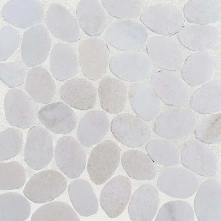 Hawaii 12" x 12" Natural Stone Pebbles Mosaic Wall & Floor Tile