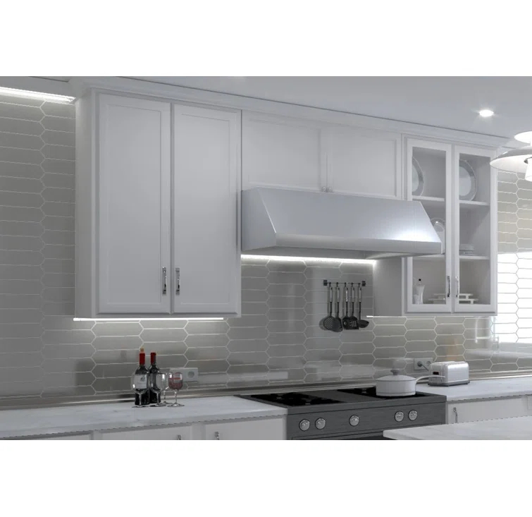 Ergo 3" x 11" Picket Glass Kitchen Backsplash, Bathroom, Shower, Pool, Wall and Floor Tile