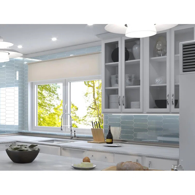 Ergo 3" x 11" Picket Glass Kitchen Backsplash, Bathroom, Shower, Pool, Wall and Floor Tile