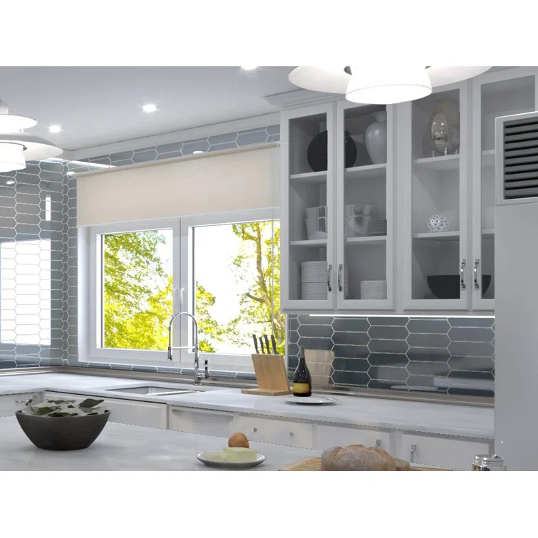 Ergo 3" x 11" Picket Glass Kitchen Backsplash, Bathroom, Shower, Pool, Wall and Floor Tile