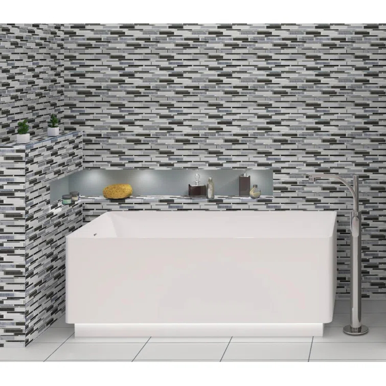 Knoll Natural Stone Mosaic Kitchen Backsplash, Bathroom, Shower, Pool, Wall and Floor Tile