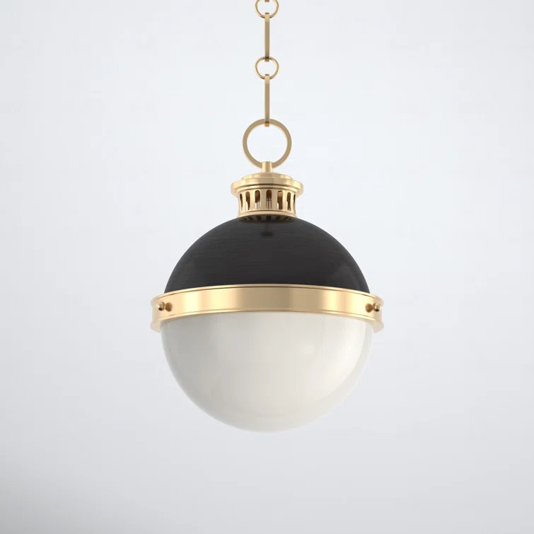 Manila Single Light Glass Dimmable Pendant