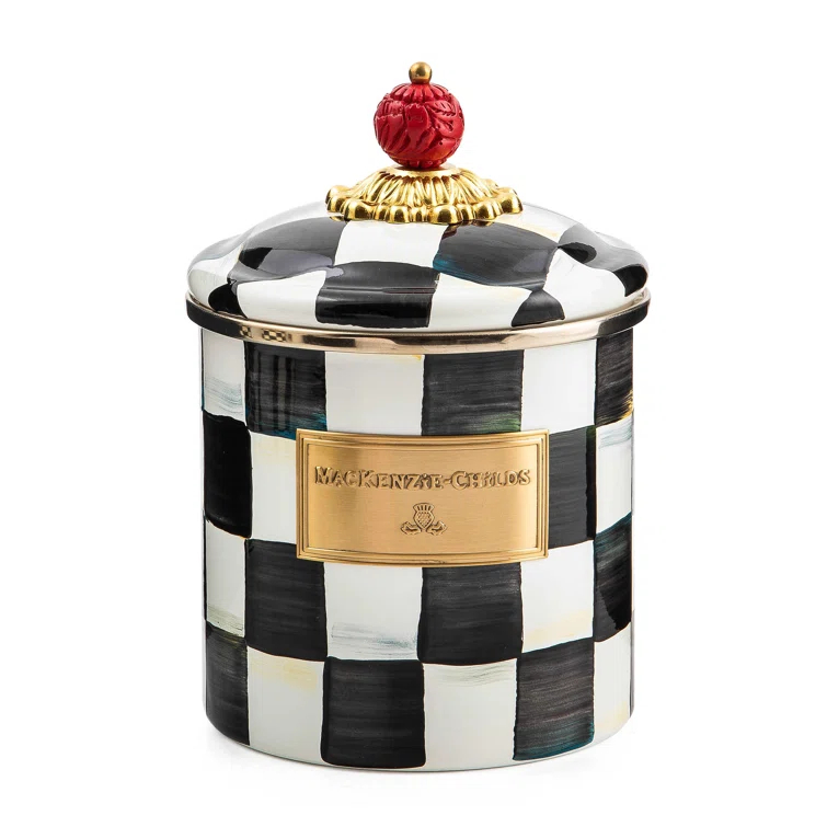 MacKenzie-Childs Courtly Check® Canister