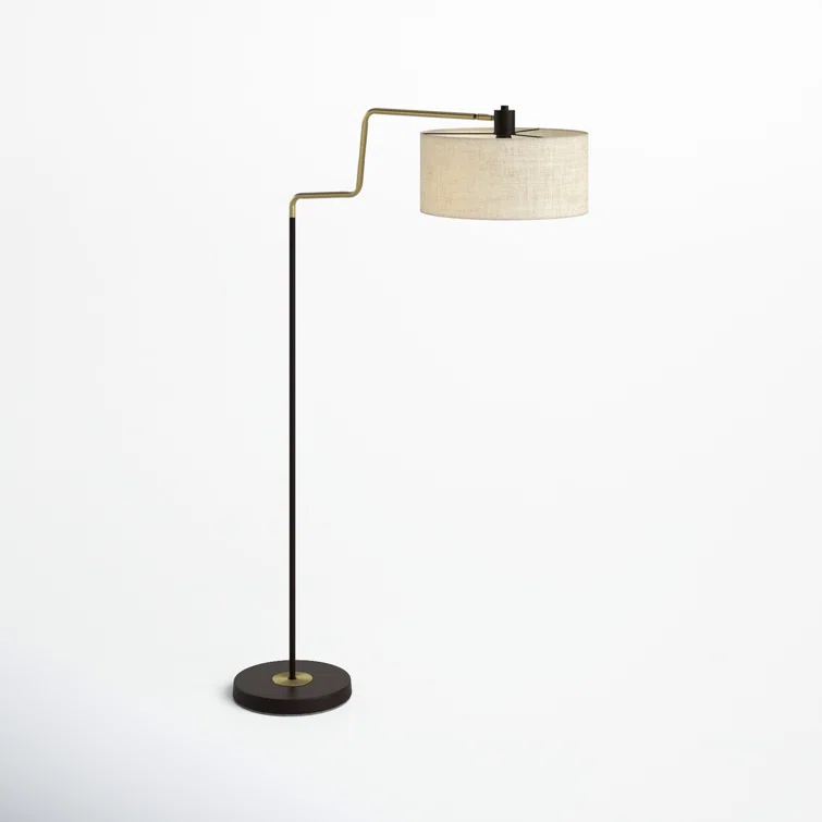 Wenham 57'' Swing Arm Floor Lamp