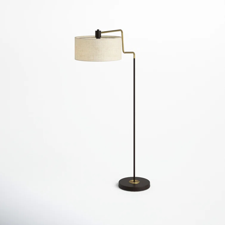 Wenham 57'' Swing Arm Floor Lamp