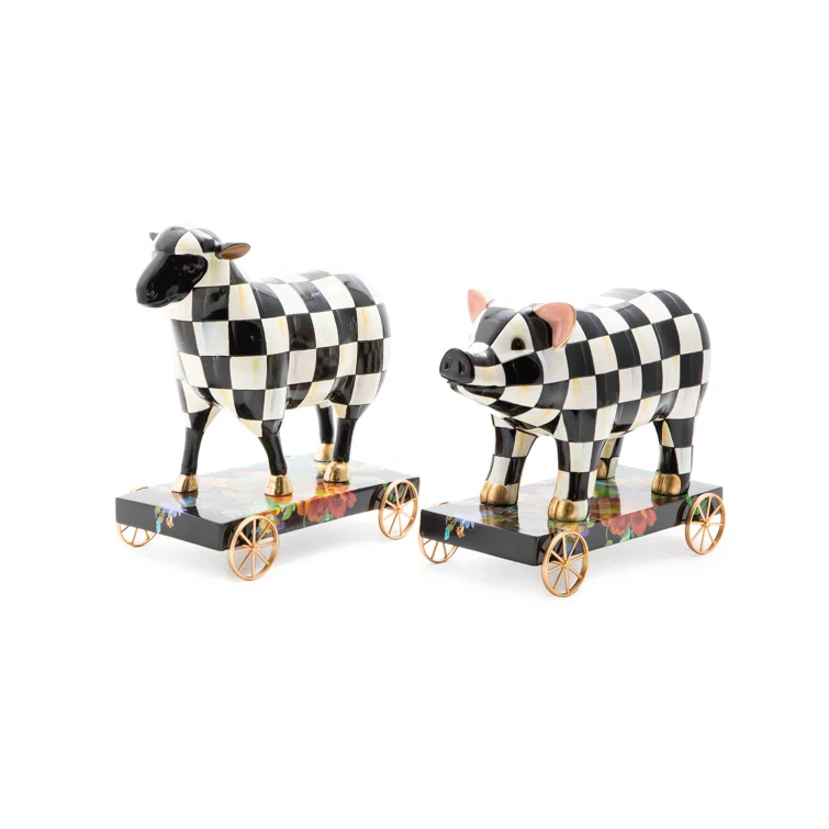 Courtly Check® Pig on Parade Decor
