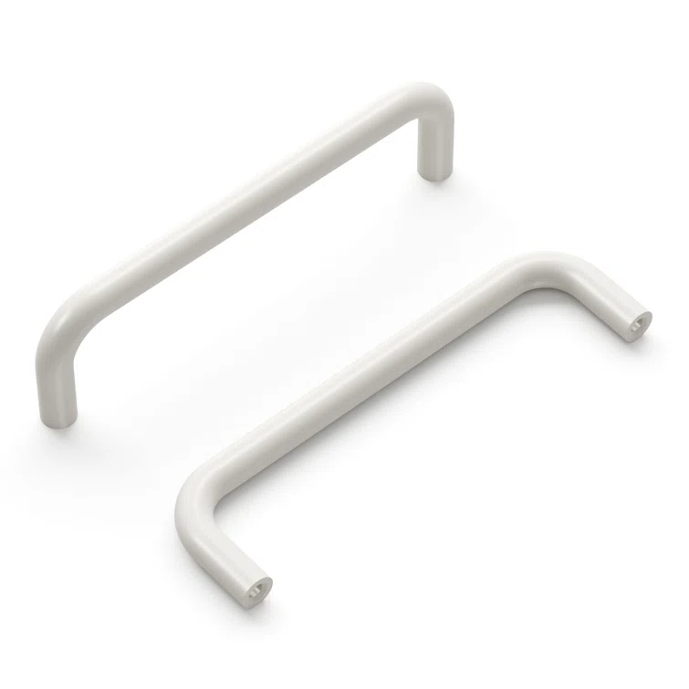 Wire Pulls Kitchen Cabinet Handles, Solid Core Drawer Pulls for Cabinet Doors, 4"