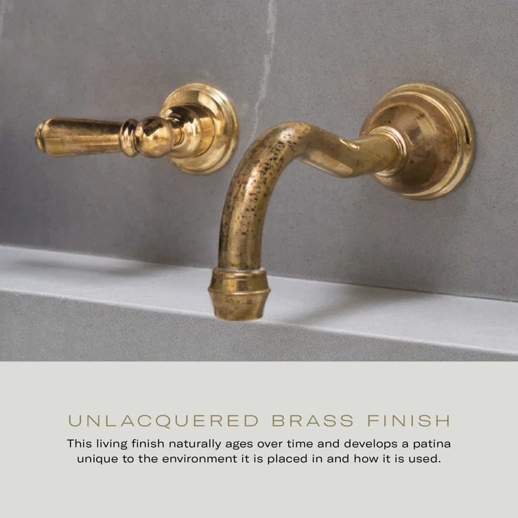 Georgian Era Wall Mount Lavatory Faucet Trim