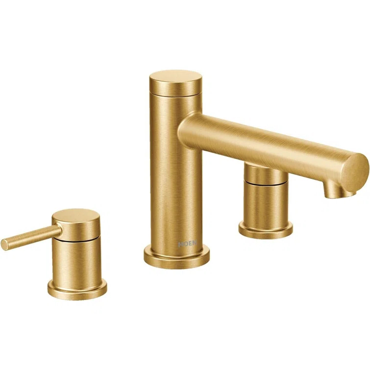 Align Double Handle Deck Mounted Roman Tub Faucet Trim