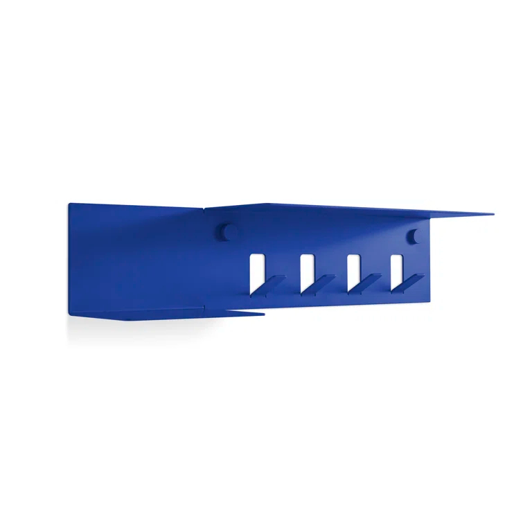 Hall Pass Aluminum Wall 4 - Hook Wall Mounted Coat Rack
