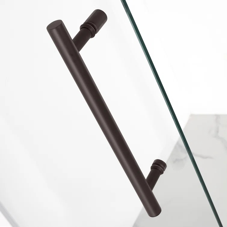 Kinkade 29.75" - 30.25" x 72" Hinged Frameless Shower Door with StarCast by EnduroShield