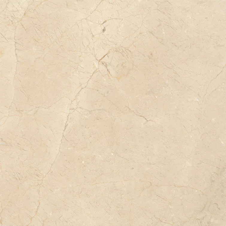 Crema Marfil 18" x 18" Marble Look Wall & Floor Tile