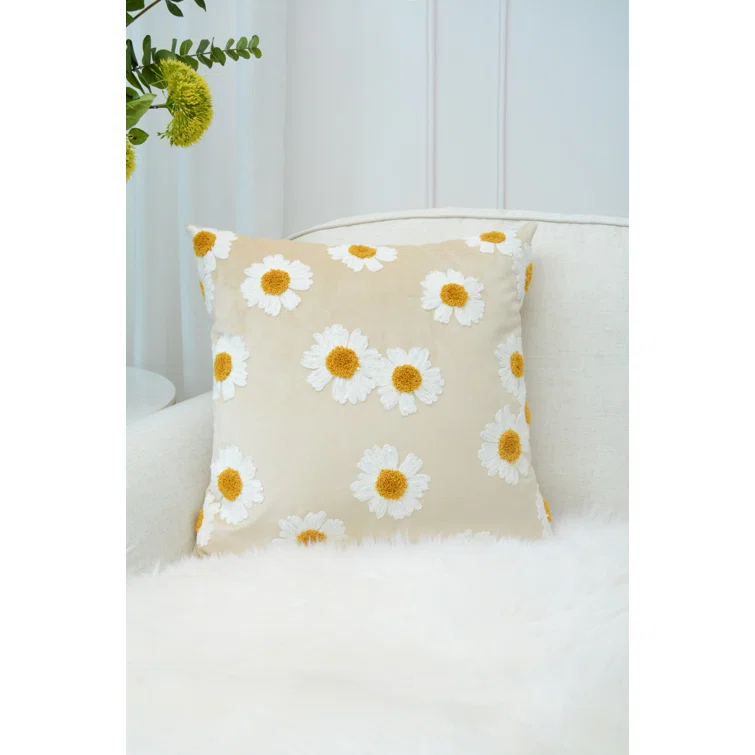 Cloud9 Design Floral Throw Pillow