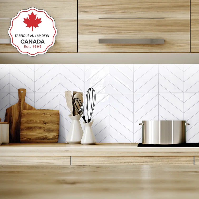 Peel and Stick Gel Backsplash Tile Blok 12" x 22"