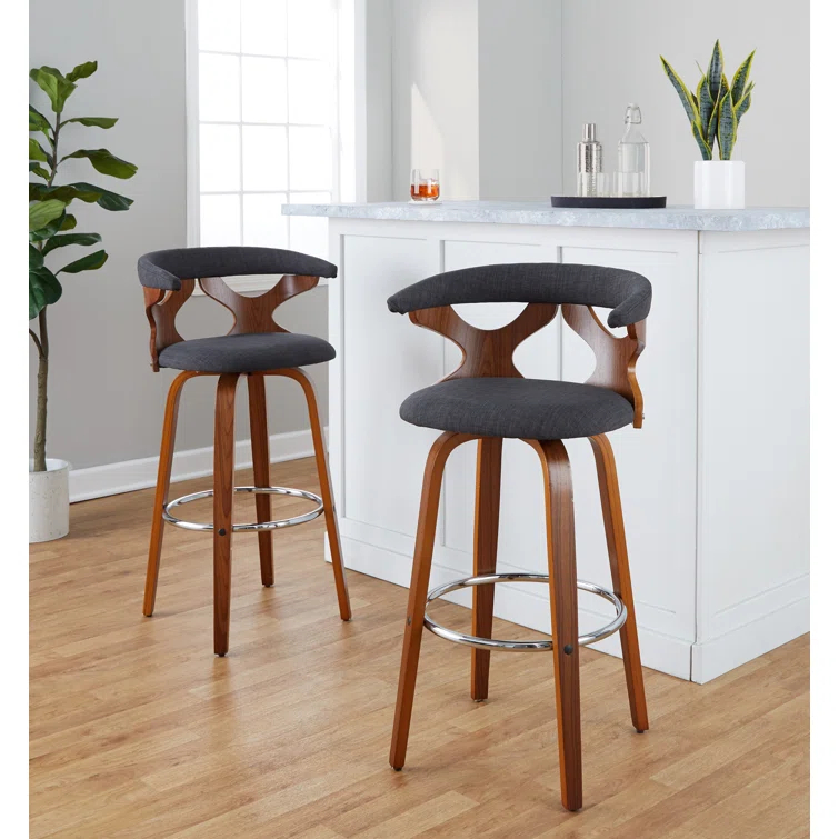 Gardenia Swivel Upholstered Counter Stool