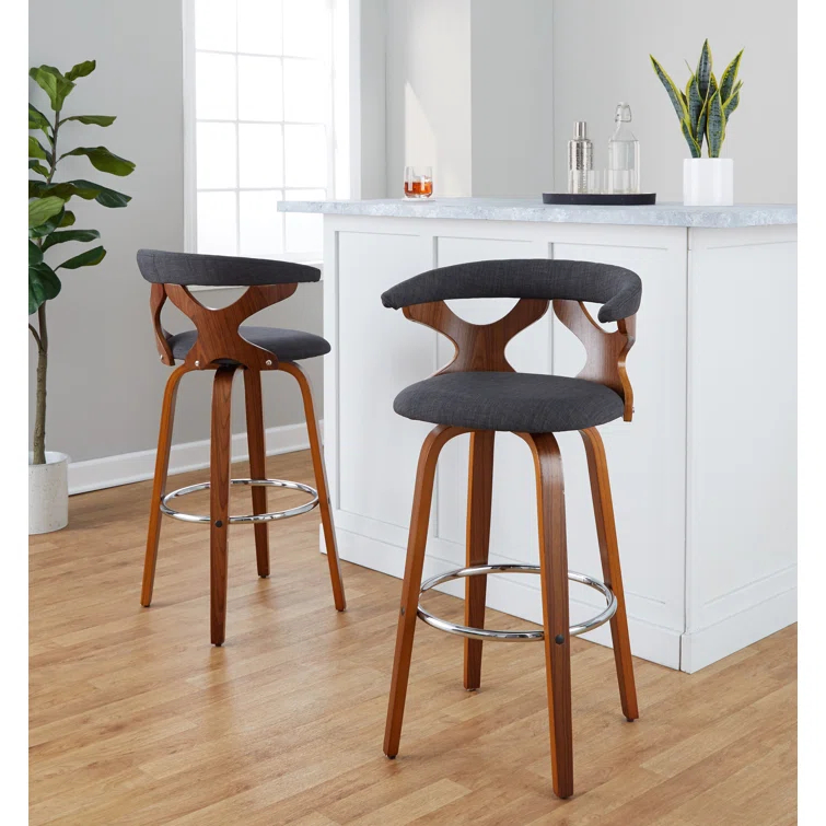 Gardenia Swivel Upholstered Counter Stool