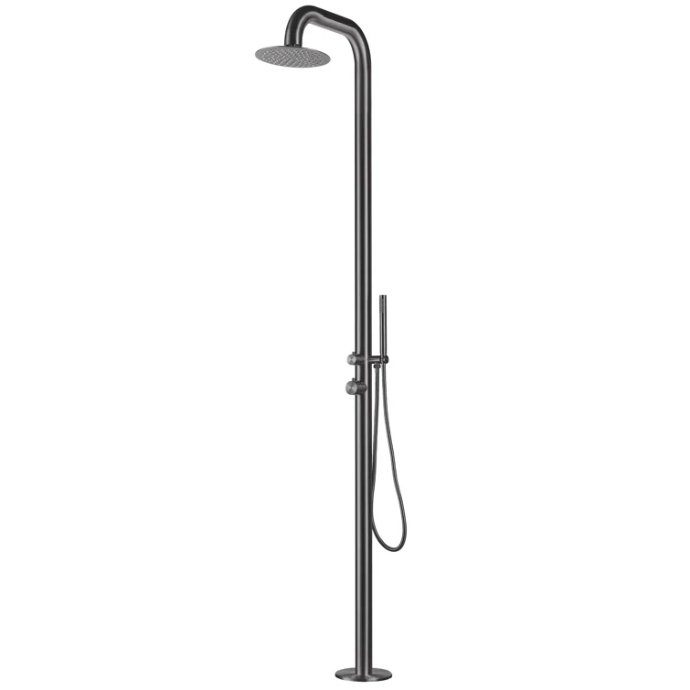 Stainless Steel Free Standing Outdoor Shower