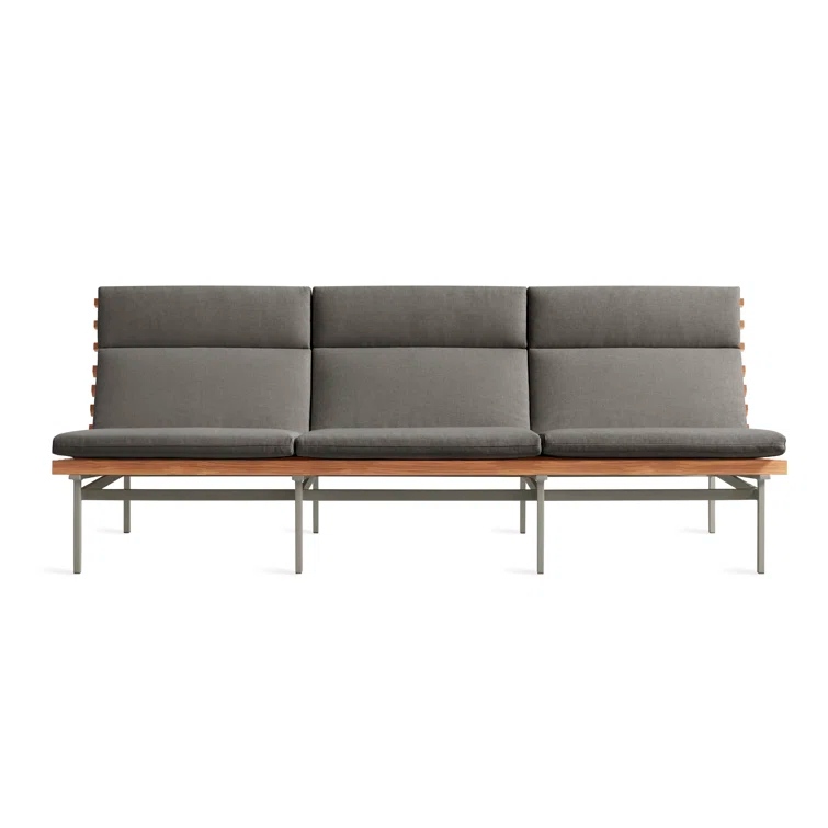 Perch 88'' Powder Coated Aluminum Outdoor Sofa