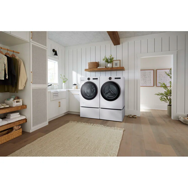 7.4 Cu. Ft. Smart Front Load Electric Dryer With Ai Sensor Dry & Turbosteam Technology