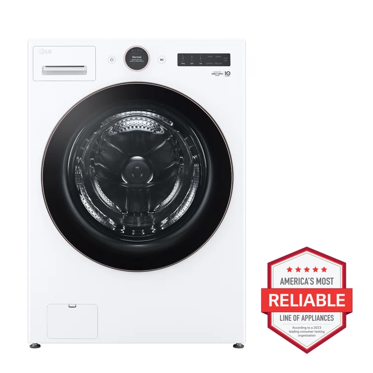 7.4 Cu. Ft. Smart Front Load Electric Dryer With Ai Sensor Dry & Turbosteam Technology