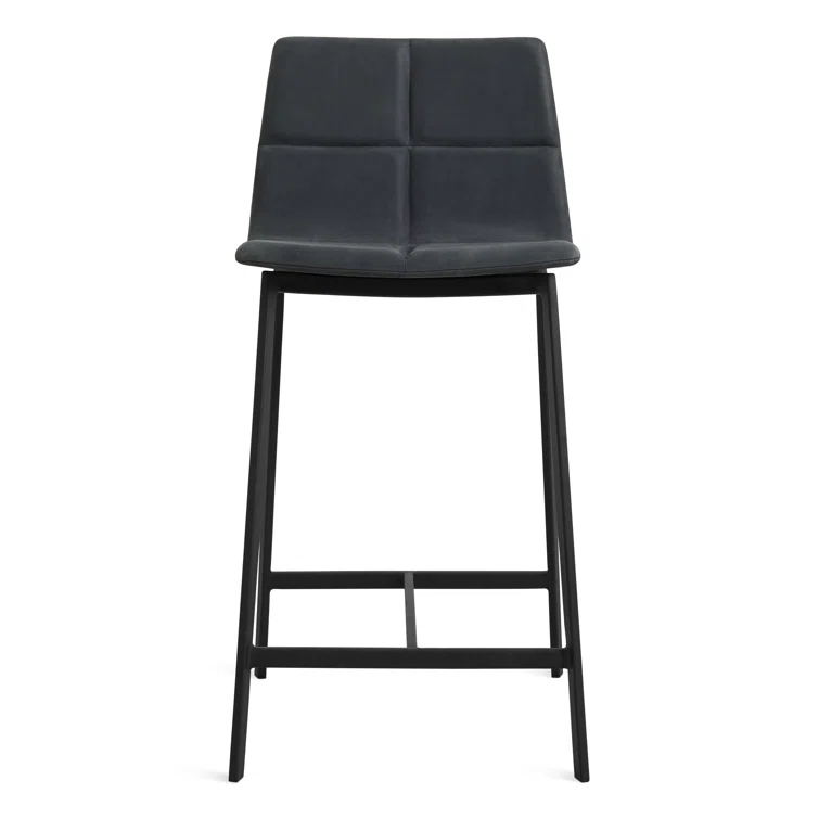 Between Us Upholstered Counter Stool with Metal Frame