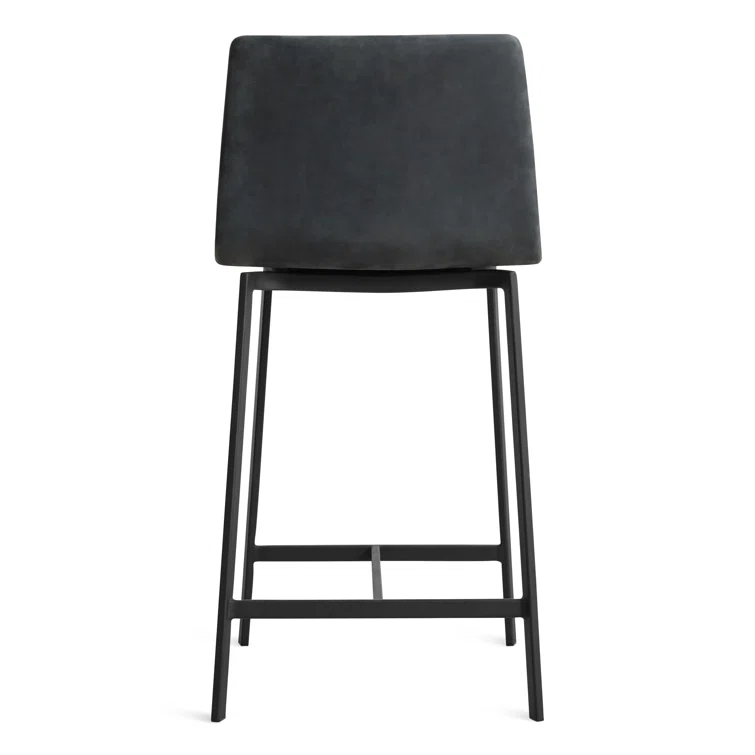 Between Us Upholstered Counter Stool with Metal Frame