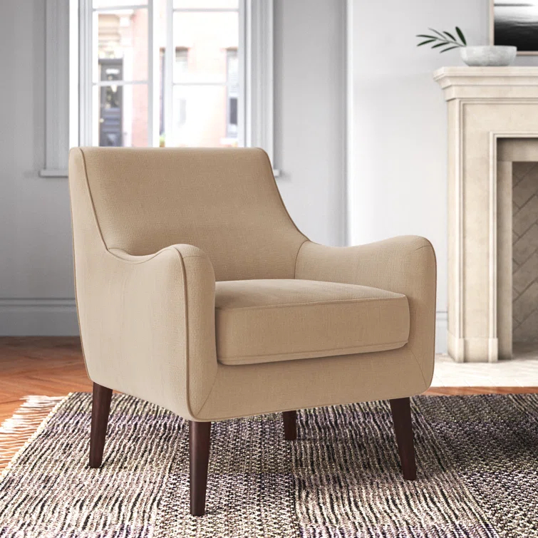 Femi Upholstered Mid-Century Accent Chair