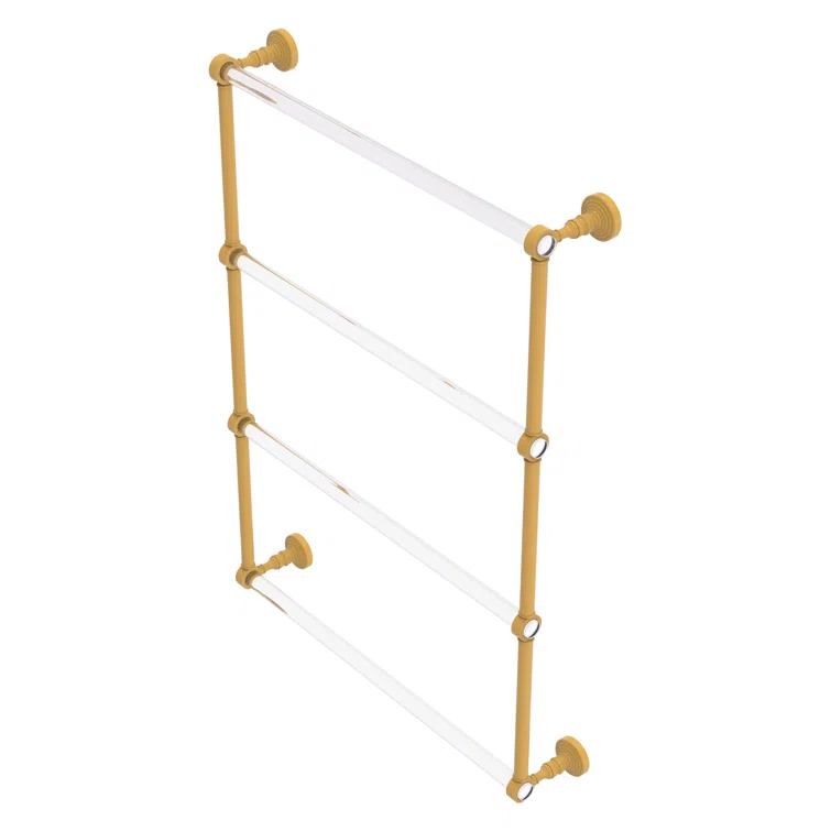 Allied Brass PG-28-24-SGL Pacific Grove 26.2'' 4 Wall Mounted Towel Bar