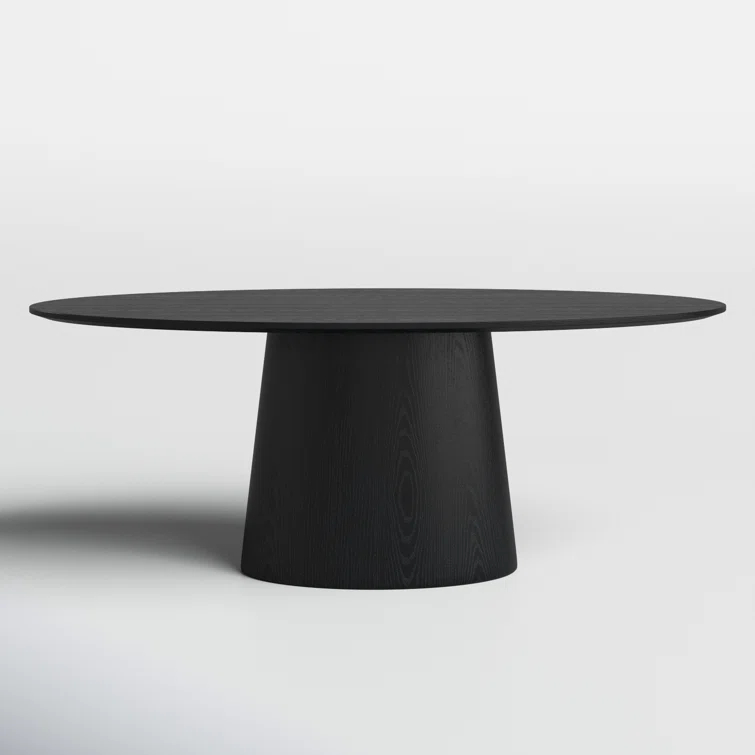 Beth Oval Dining Table - Black