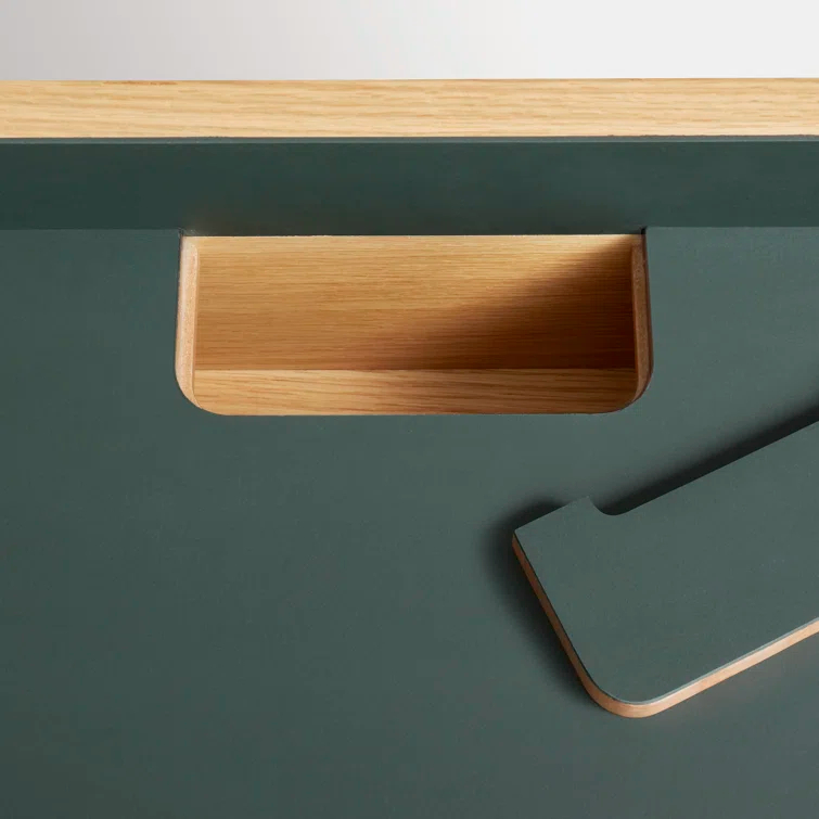 Tabloid Solid Wood Top Writing Desk