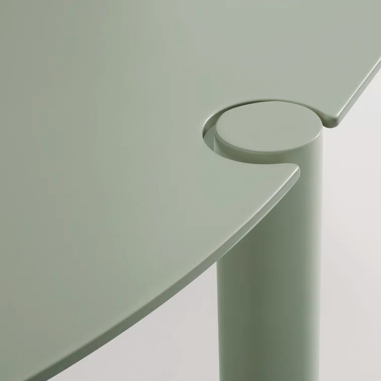 Comeuppance Oval Metal Outdoor Dining Table