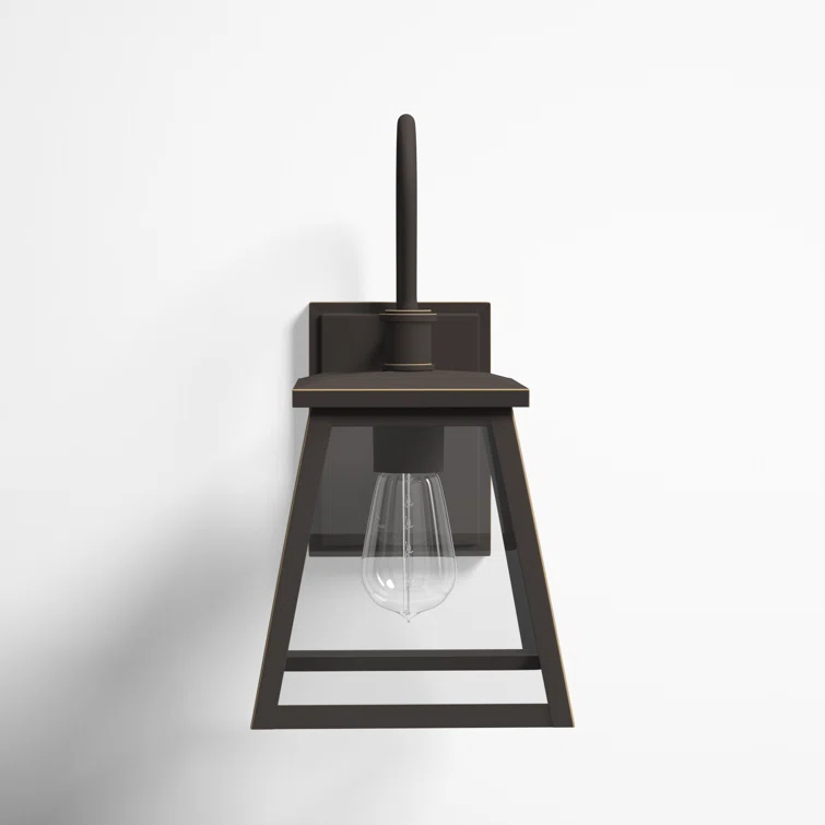 Wrentham Single Light Bell Outdoor Aluminum Wall Light