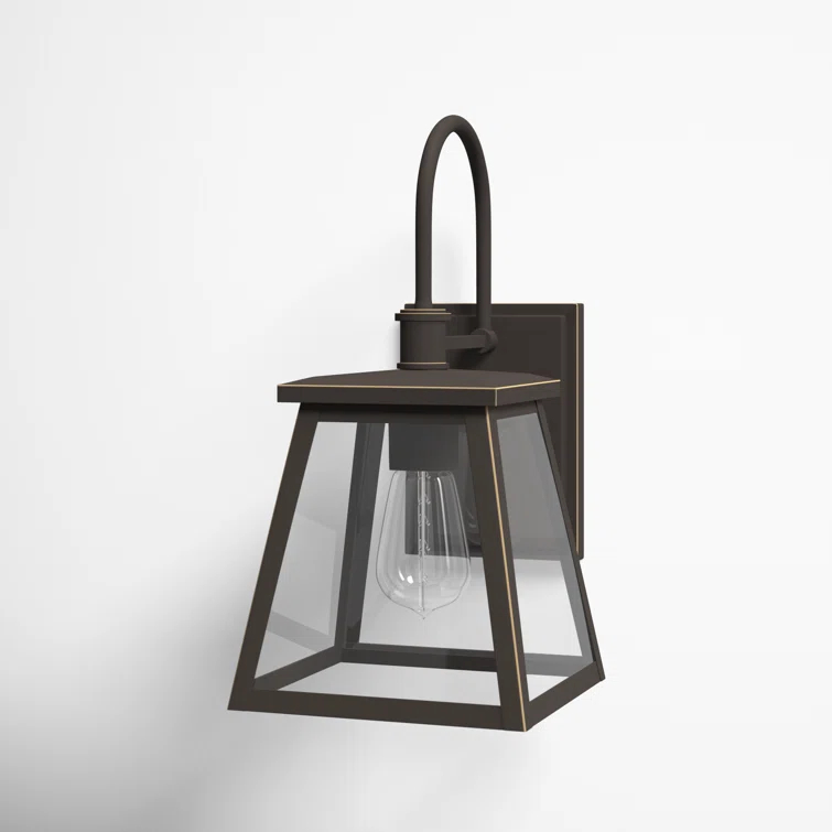 Wrentham Single Light Bell Outdoor Aluminum Wall Light
